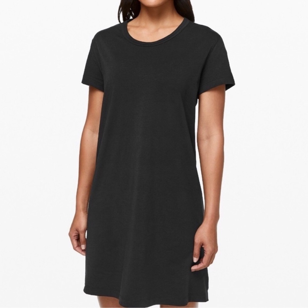Lululemon Day Tripper Dress Black 12 NWT